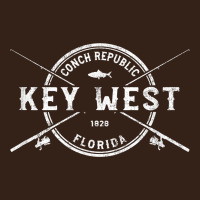 Key West Fl Vintage Crossed Fishing Rods T Shirt Heavy Core Tee | Teevron