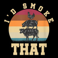 Id Smoke That Funny Smoked Pork Meat Lover Bbq Gift Barbecue T Shirt Heavy Core Tee | Teevron
