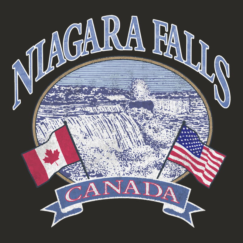 Americana Niagara Falls Scene Canada America Flags Sweatshirt Heavy Core Tee by linhVisuals | Teevron