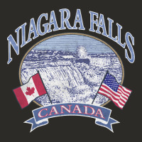 Americana Niagara Falls Scene Canada America Flags Sweatshirt Heavy Core Tee | Teevron
