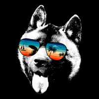 American Akita Shirts With Glasses Sunglasses Retro Style T Shirt Heavy Core Tee | Teevron