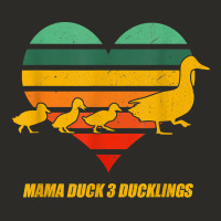 Mama Duck Mother Of 3 Duckling Funny Mom Mommy Animal Lover T Shirt Heavy Core Tee | Teevron
