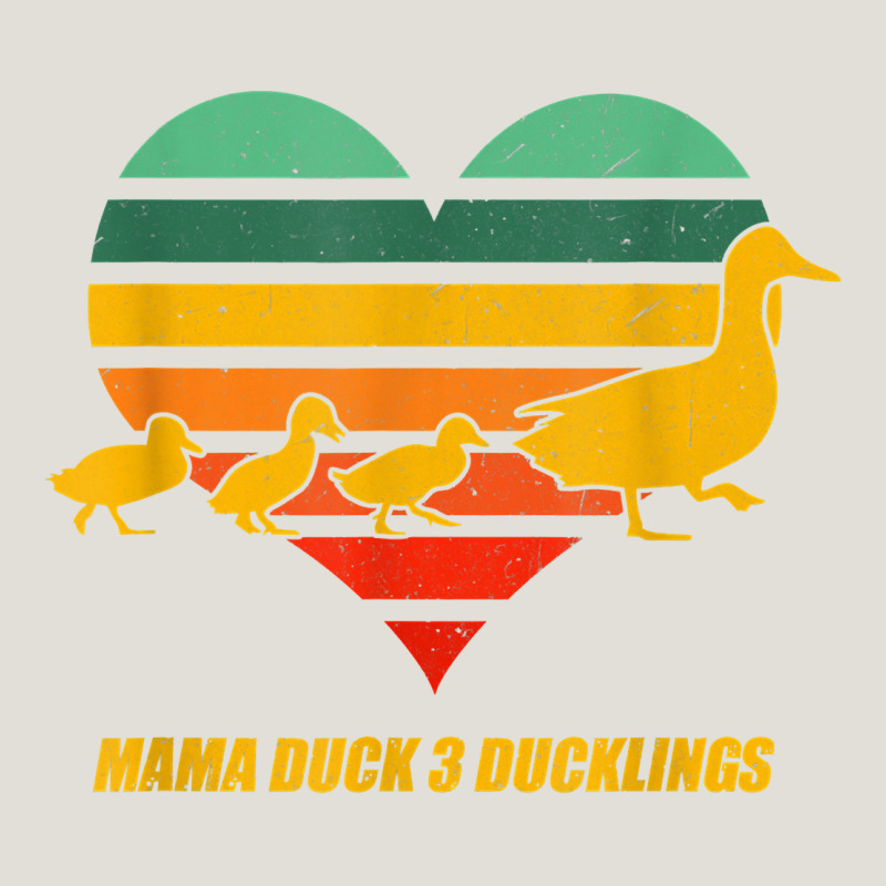 Mama Duck Mother Of 3 Duckling Funny Mom Mommy Animal Lover T Shirt Heavy Core Tee by linhVisuals | Teevron