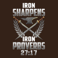 Iron Sharpens Iron Quote Proverbs 2717 Christian Cool Gift T Shirt Heavy Core Tee | Teevron