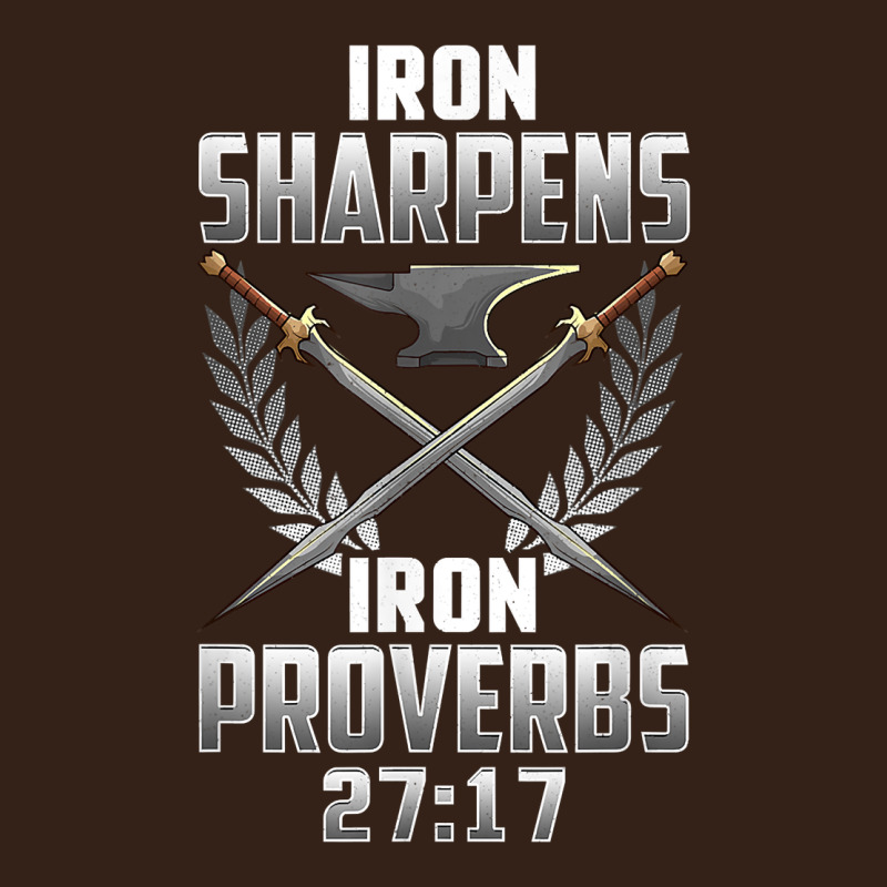 Iron Sharpens Iron Quote Proverbs 2717 Christian Cool Gift T Shirt Heavy Core Tee by linhVisuals | Teevron