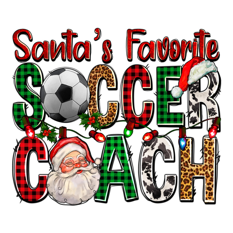 Santa's Favorite Soccer Coach For Christmas Premium Tee by FaDigitalArtStudio | Teevron