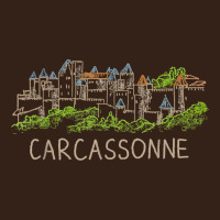 Carcassonne France Unique Hand Drawn Art Gift Men Women T Shirt Heavy Core Tee | Teevron