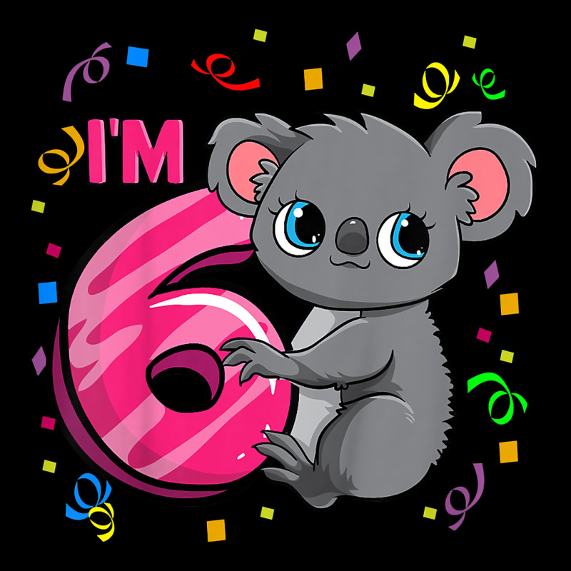Kids 6th Birthday Shirt For Girls Koala Bear 6 Years Old T Shirt Heavy Core Tee by linhVisuals | Teevron