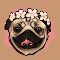 Pug Floral Heavyweight Hoodie | Teevron
