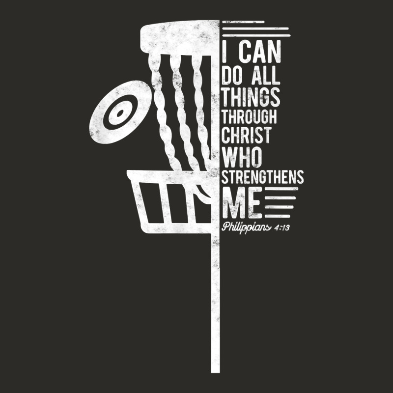 Christian Disc Golf I Can Do All Things Philippians 4 13 T Shirt Heavy Core Tee by linhVisuals | Teevron