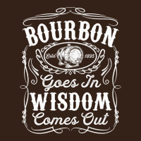 Bourbon Goes In Wisdom Comes Out Funny Whiskey Lover Gift Premium T Sh Heavy Core Tee | Teevron