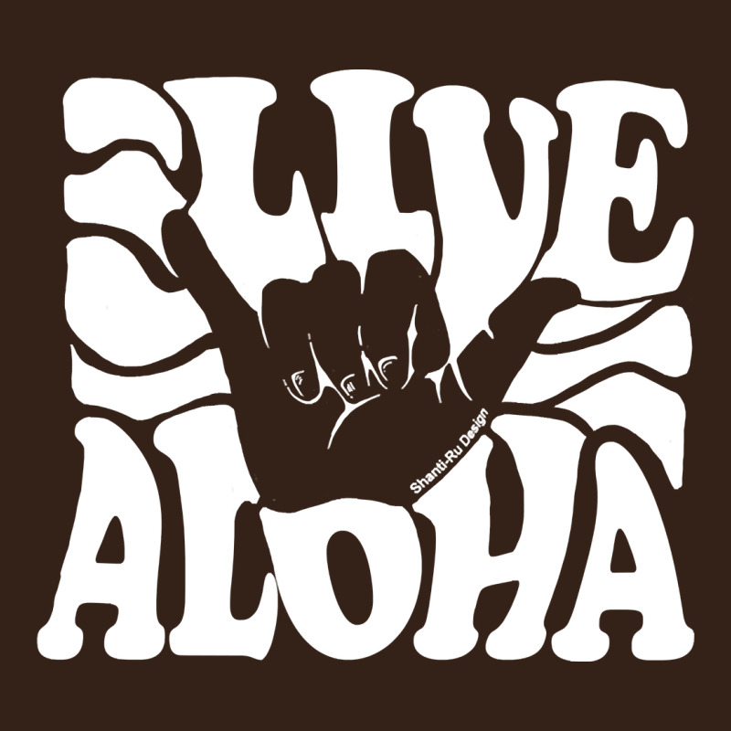 Vintage Live Aloha State Hawaiian Islands Shaka Hawaii Maui Pullover H Heavy Core Tee by linhVisuals | Teevron