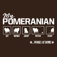 Dog Pomeranian Cute Dog Puppy Pet Black Paw Heavy Core Tee | Teevron