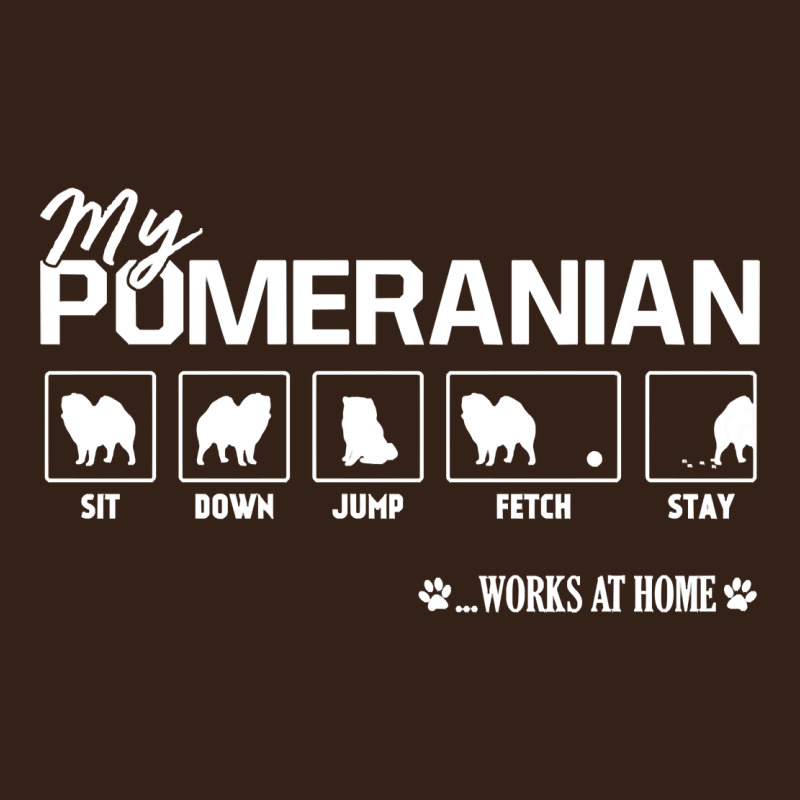 Dog Pomeranian Cute Dog Puppy Pet Black Paw Heavy Core Tee by linhVisuals | Teevron