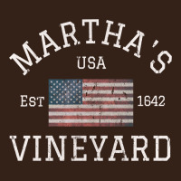 Martha's Vineyard Massachusetts American Flag Usa Vintage Pullover Hoo Heavy Core Tee | Teevron