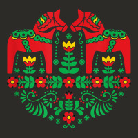 Swedish Dala Horse Folk Art T Shirt Heavy Core Tee | Teevron