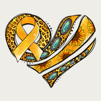 Childhood Cancer Awareness Heart Zipper Hoodie | Teevron