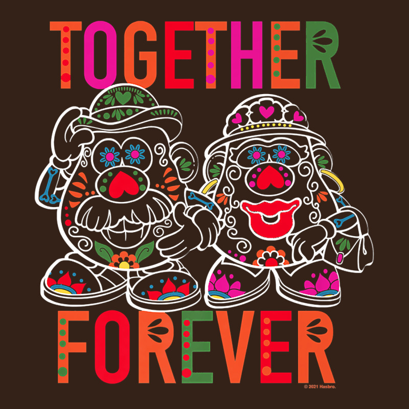 Mr. & Mrs. Potato Head Day Of The Dead Together Forever Premium T Shir Heavy Core Tee by linhVisuals | Teevron