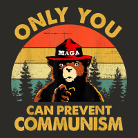 Vintage Only You Can Prevent Communism Funny Bear Camping T Shirt Heavy Core Tee | Teevron