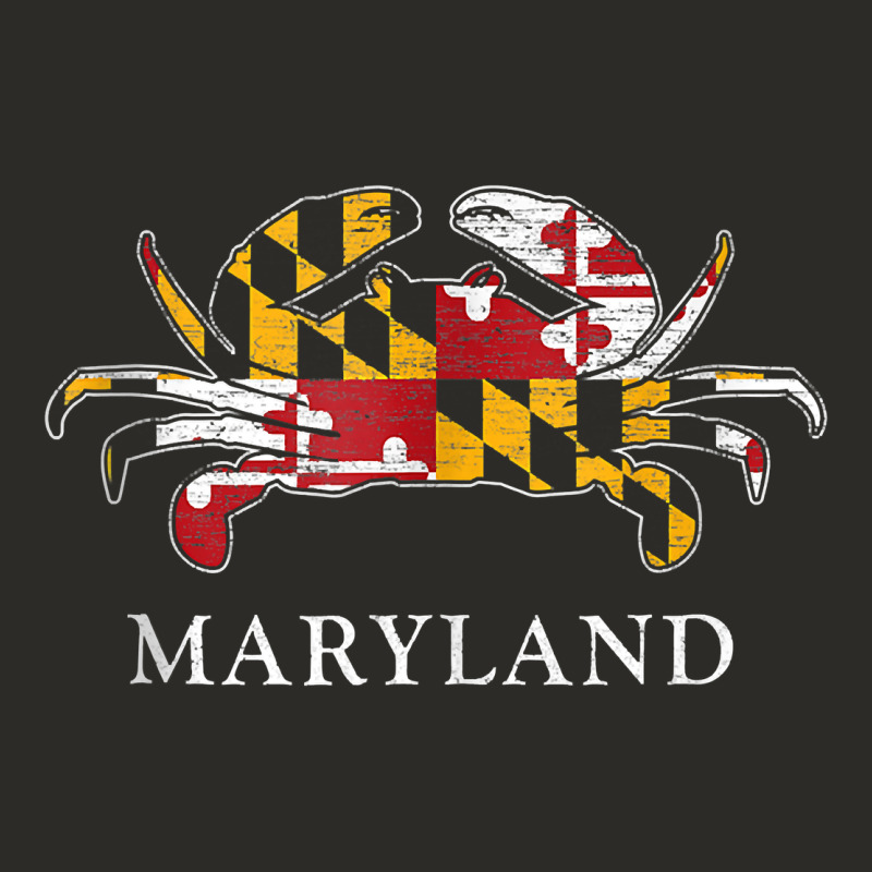 Retro Maryland Crab State Flag Vintage Travel Tank Top Heavy Core Tee by linhVisuals | Teevron