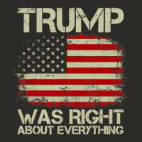 Vintage Usa American Flag Trump Was Right About Everything Pullover Ho Heavy Core Tee | Teevron