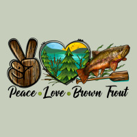 Peace Love Brown Trout Long Sleeve Tee | Teevron