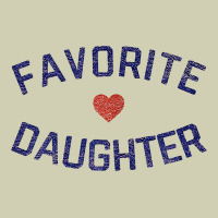 Womens Favorite Daughter Heart Distressed Vintage Faded Classic T Shir Heavy Core Tee | Teevron