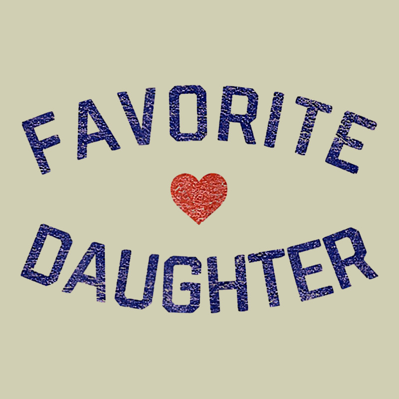 Womens Favorite Daughter Heart Distressed Vintage Faded Classic T Shir Heavy Core Tee by linhVisuals | Teevron