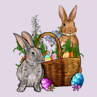 Bunnys Carrots Eggs With Basket Easter Classic Tee | Teevron