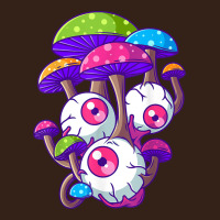 Psychedelic Mushroom Hippie Magic Fungus Shrooms Trance Rave T Shirt Heavy Core Tee | Teevron