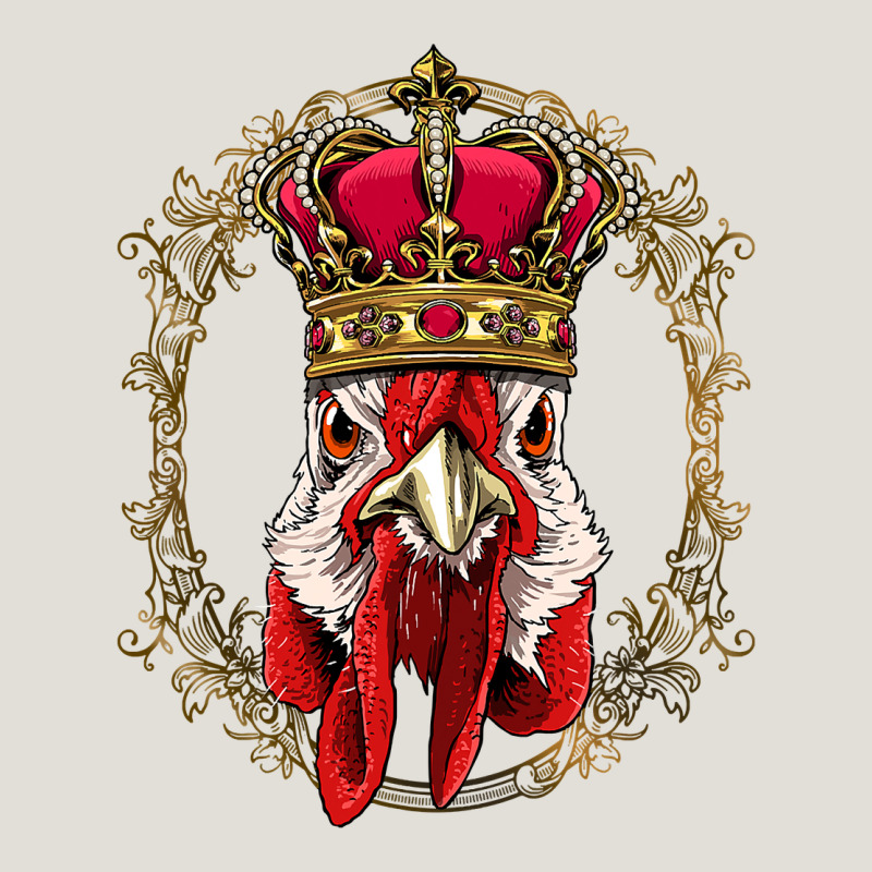 Chicken Chick King Chicken Wearing Crown Queen Chicken Animal 228 Roos Heavy Core Tee by linhVisuals | Teevron