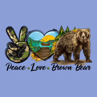 Peace Love Brown Bear Long Sleeve Tee | Teevron