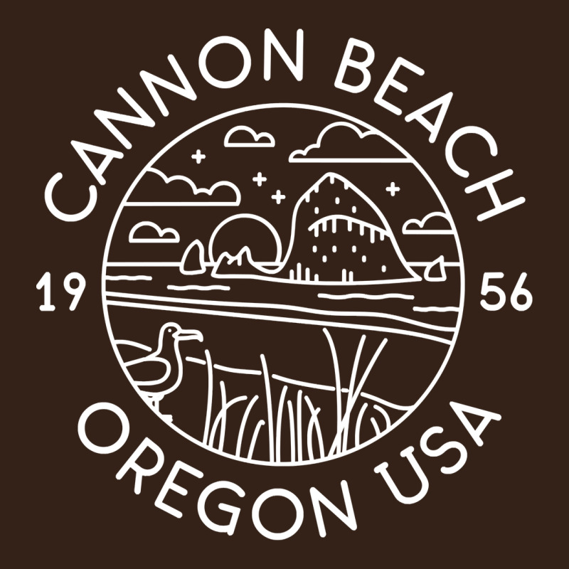 Cannon Beach 1956 Oregon Clatsop Sweatshirt Heavy Core Tee by linhVisuals | Teevron