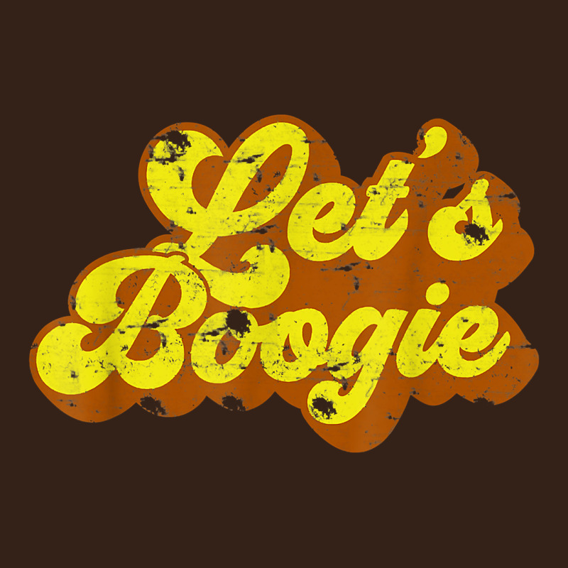 Lets Boogie Shirt Vintage Dancing 1980s Disco Themed Party T Shirt Heavy Core Tee by linhVisuals | Teevron