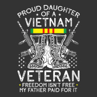 womens proud daughter of a vietnam veteran freedom isn't free v neck t | Teevron