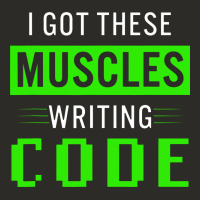 Funny Programmer Writing Code Muscles Meme For Computer Geek Heavy Core Tee | Teevron