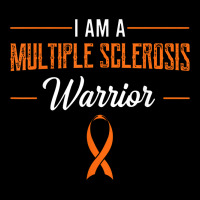 Multiple Sclerosis Warrior Autoimmune Disease Orange Ribbon Heavy Core Tee | Teevron