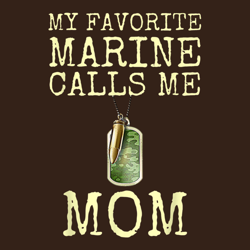 My Favorite Marine Calls Me Mom Heavy Core Tee by linhVisuals | Teevron