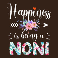 Happiness Is Being A Noni Ever Women Floral Decor Heavy Core Tee | Teevron