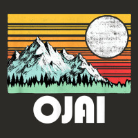 Ojai California Mountains & Sun Retro 80s Graphic Heavy Core Tee | Teevron