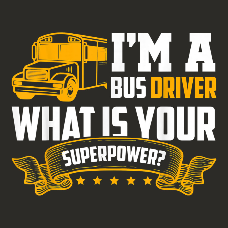 I'm A Bus Driver What Is Your Superpower Driving School Bus T Shirt Heavy Core Tee by linhVisuals | Teevron