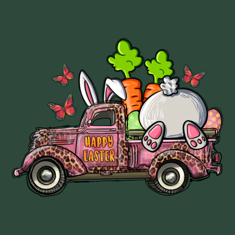 Happy Easter Pink Truck With Bunny Zipper Hoodie by RanaPortraitStore | Teevron