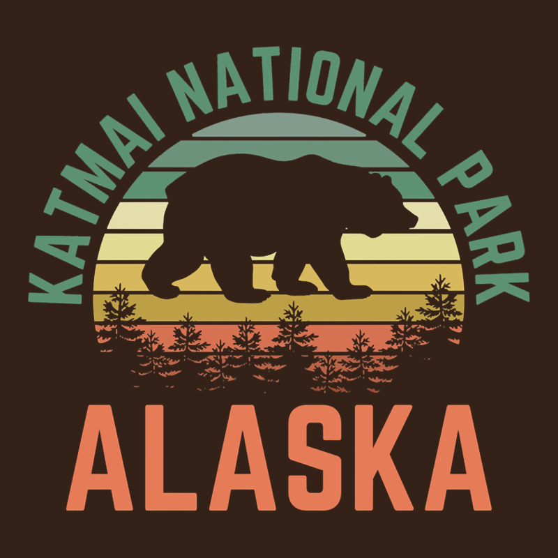 Katmai National Park Alaska Bear Hiking Travel Nature Retro Pullover H Heavy Core Tee by linhVisuals | Teevron