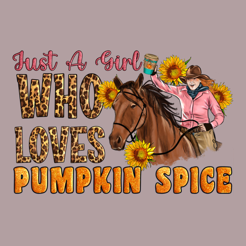 Just A Girl Who Loves Pumpkin Spice Cowgirl Vintage Hoodie by Artiststas | Teevron