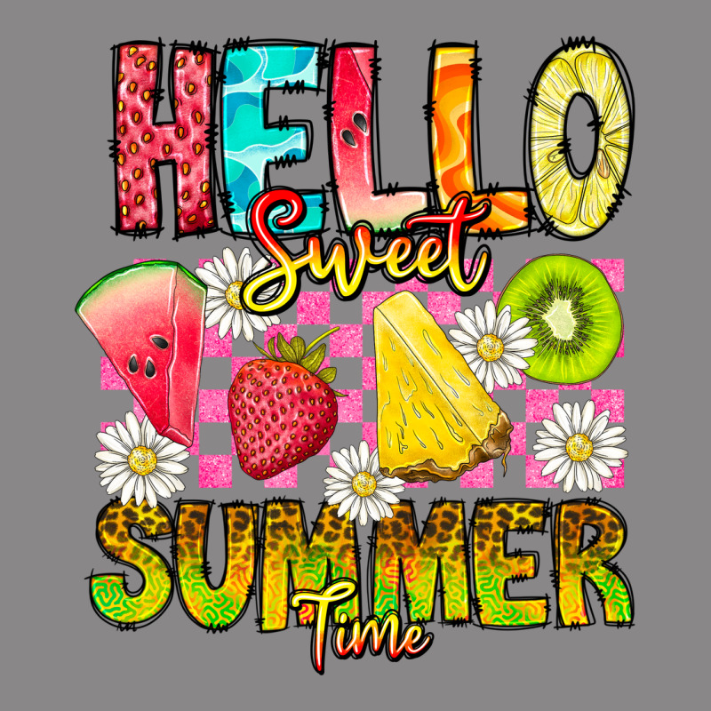 Hello Sweet Summer Time Vintage Tee by CowhideDigitalArt | Teevron