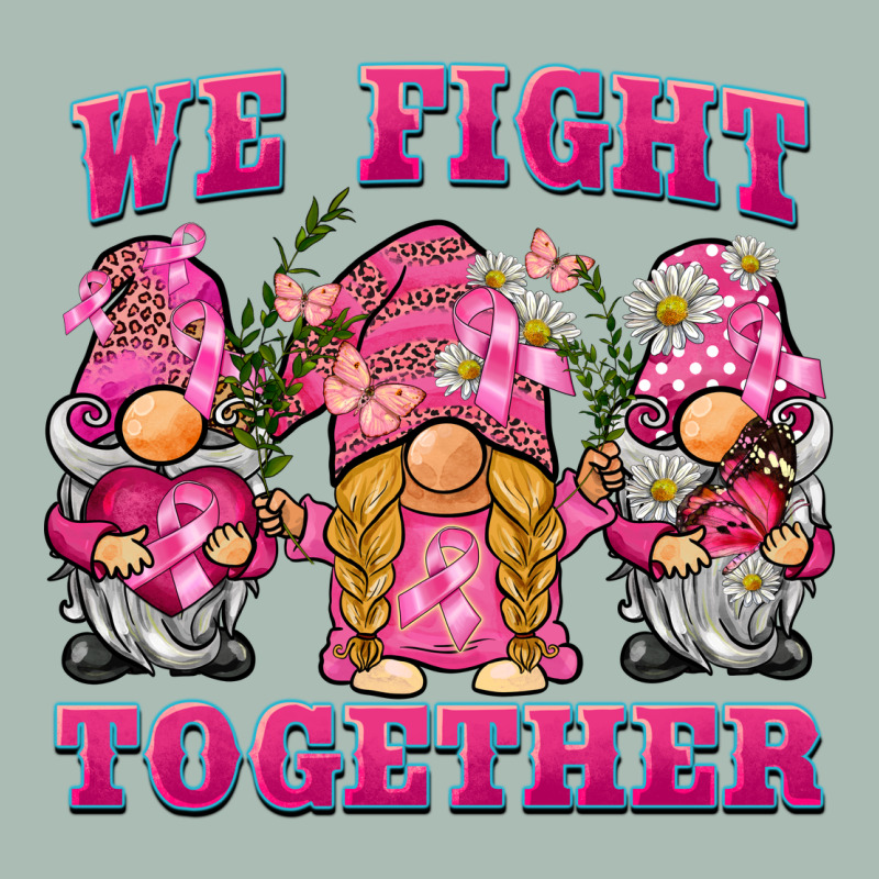 We Fight Together Breast Cancer Gnome Classic Tee by BarkalooDesign | Teevron
