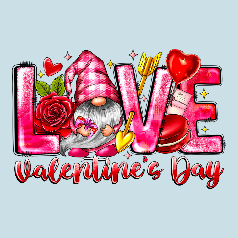 Love Valentines Day Gnome Ladies Tee by CowhideDigitalArt | Teevron