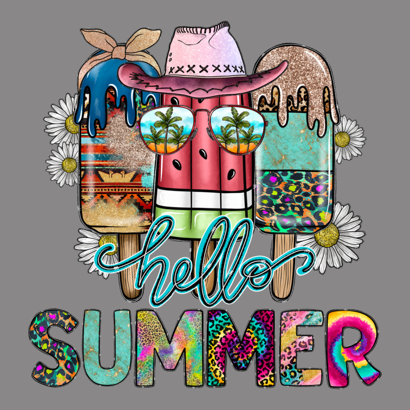 Hello Summer Vintage Tee by CowhideDigitalArt | Teevron