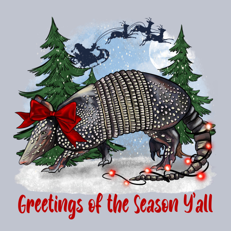 Greetings Of The Season Y'all With Armadillo Premium Hoodie by BarkalooDesign | Teevron