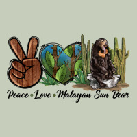 Peace Love Malayan Sun Bear Long Sleeve Tee | Teevron
